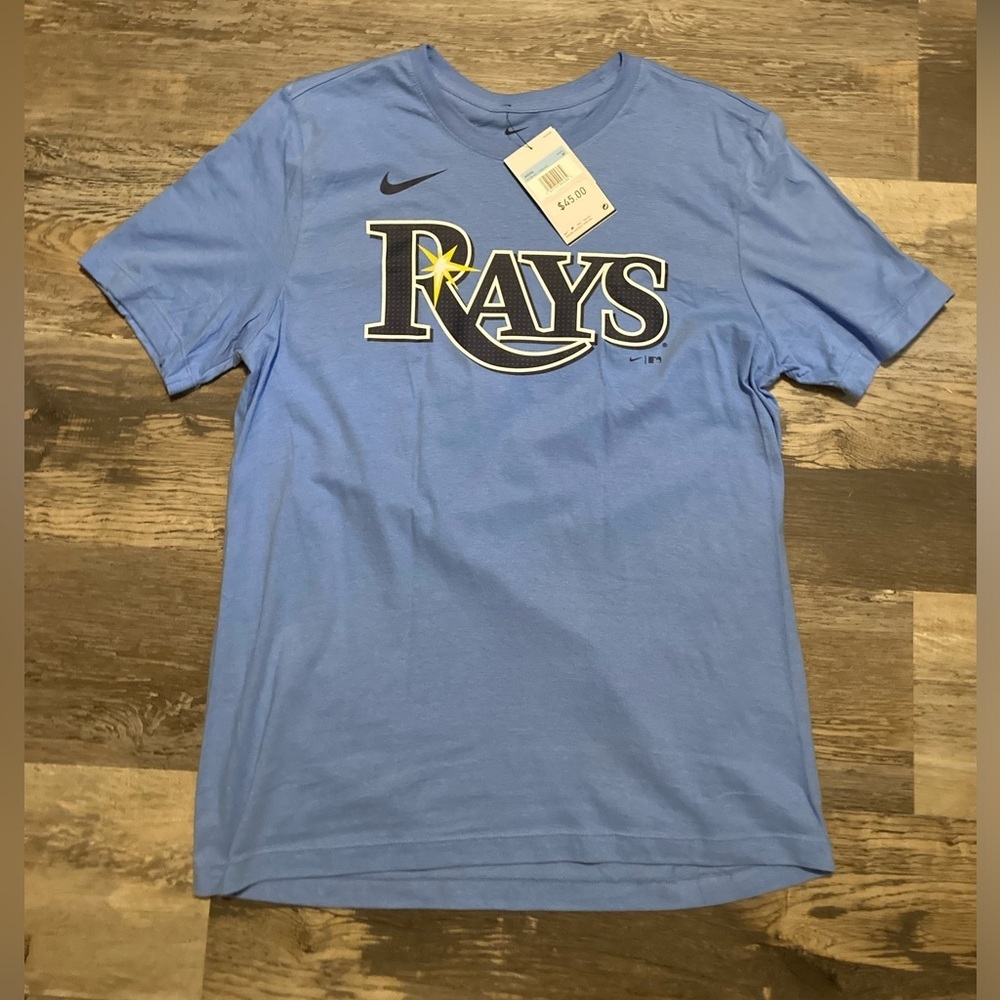 Blue Tampa Rays Nike Tee Shirt- Randy Arozarena
